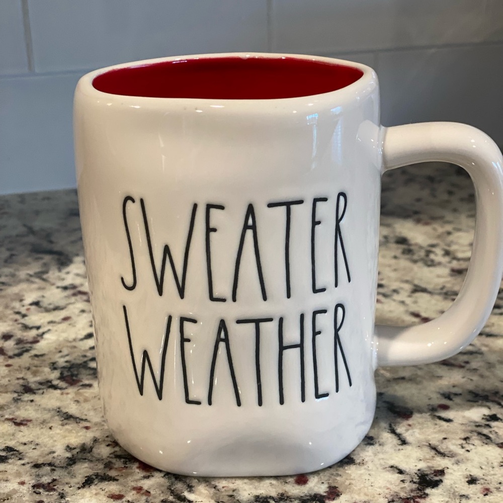 Rae Dunn mug sweater weather